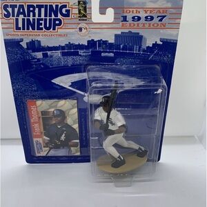 Frank Thomas 1997 Starting Lineup Figure w/ Card White Sox